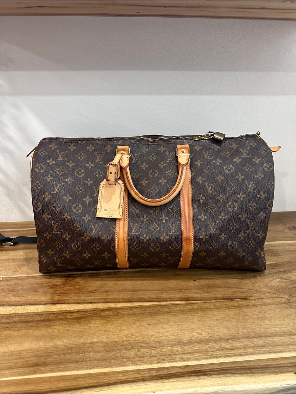 Louis Vuitton Brown Monogram Keepall 50 Travel Bag - Picture 3 of 16